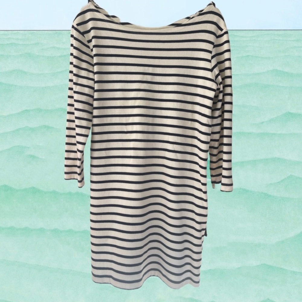 Petit Bateau French Stripe Ponte Short Dress | Dripping in Adorableness